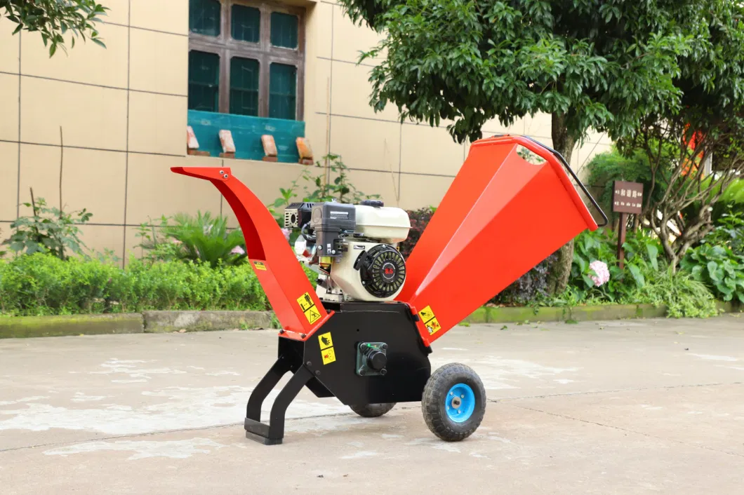 7.5HP 15HP 30HP Gasoline Engine Branch Crusher Wood Chipper Shredder for Garden Use