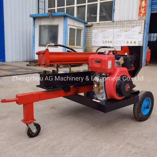 Spaccalegna per legno a benzina 20t 30t 40t Piccolo spaccalegna
